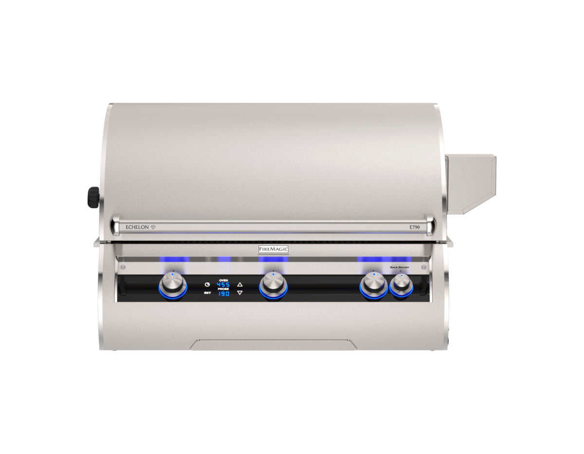Fire Magic Echelon E790i Diamond Built-In Gas Grill | 36-Inch | 660 Sq In | Infrared Rear Burner | Made in USA