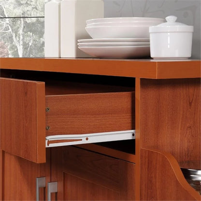 Modern Indoor Furniture Kitchen Island with Spice Rack plus Towel Holder
