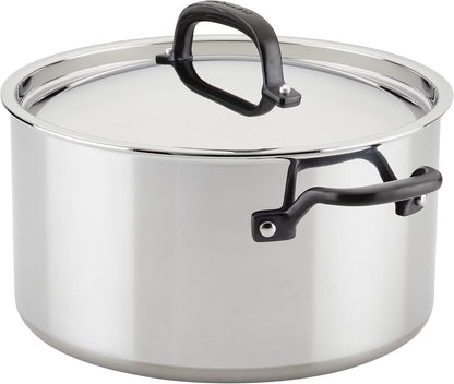 Kitchenaid Stainless Steel Cookware Induction Pots and Pans Set, 10-Piece