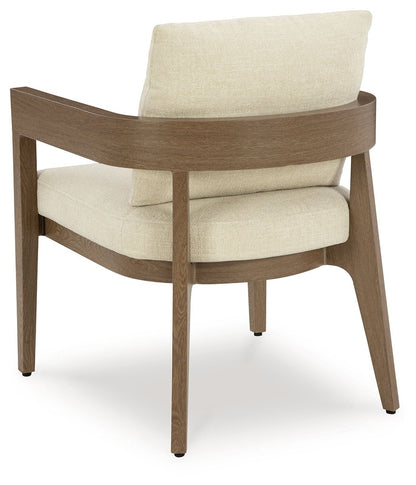 Serene Bay 7-Piece Outdoor Dining Set | Dark Brown | Arm & Swivel Chairs