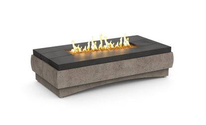 American Fyre Designs River Rectangle Firetable | 70" GFRC | NG & LP