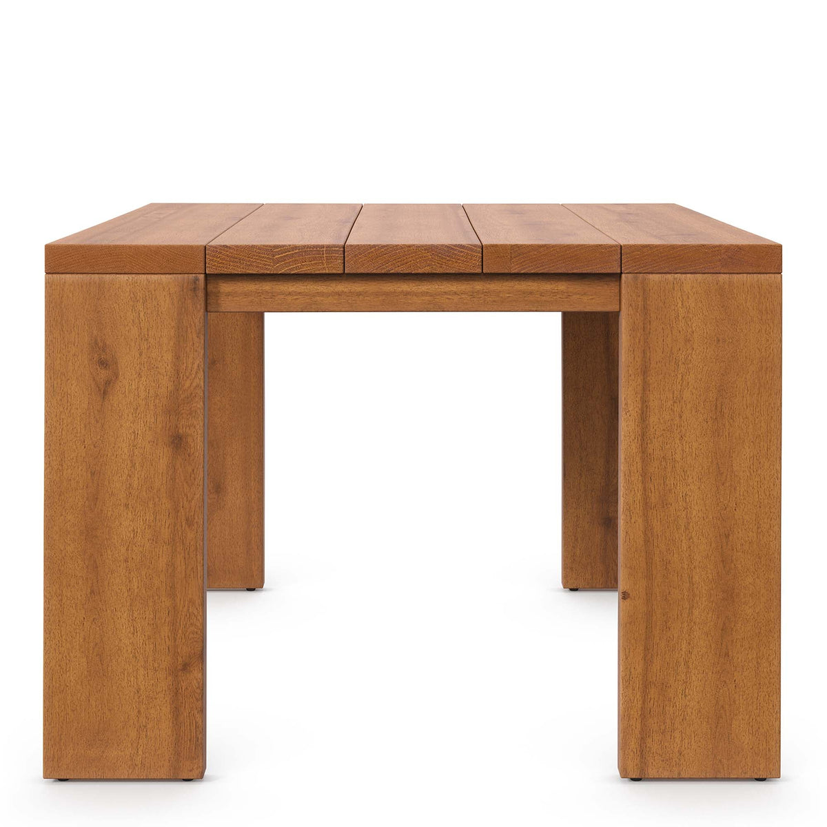 Modway Tahoe 3-Piece Outdoor Patio Furniture Set | FSC-Certified Acacia Wood | Lounge Chairs & Side Table