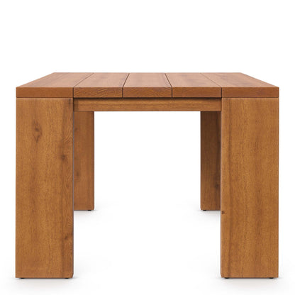 Modway Tahoe 3-Piece Outdoor Patio Furniture Set | FSC-Certified Acacia Wood | Lounge Chairs & Side Table