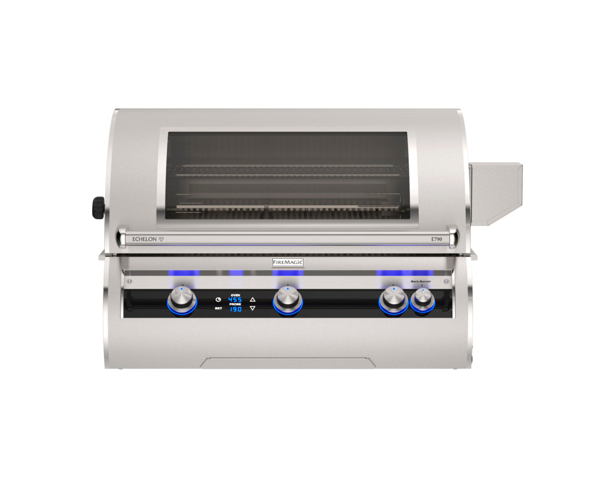 Fire Magic Echelon E790i Diamond Built-In Gas Grill | 36-Inch | 660 Sq In | Infrared Rear Burner | Made in USA
