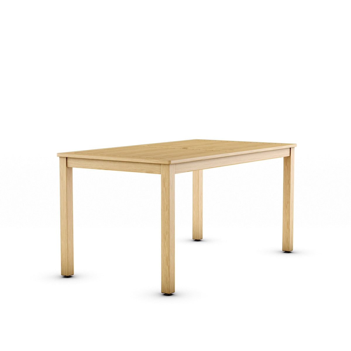 Orlando FSC Hardwood Table & Manhattan Black Dining Set | Weather-Net Seating