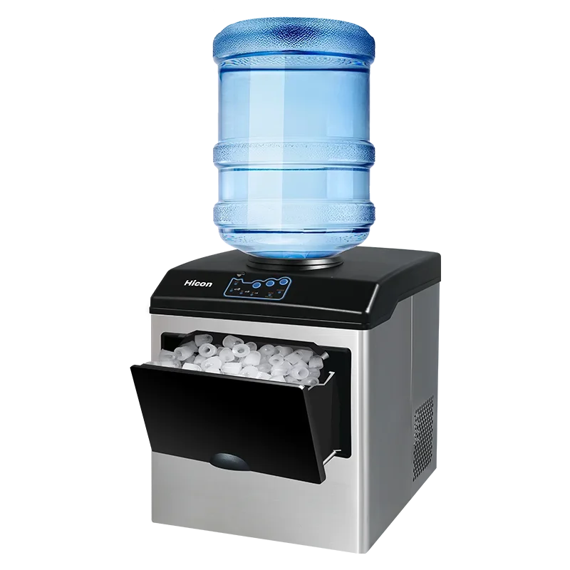 25KG/24H Commercial Ice Maker | Bullet Ice | Automatic Water Fill | 160W