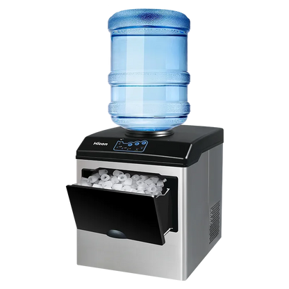 25KG/24H Commercial Ice Maker | Bullet Ice | Automatic Water Fill | 160W