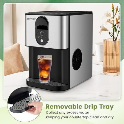 Self-Dispensing Nugget Ice Maker | 56 Lbs/Day | Countertop | Silver