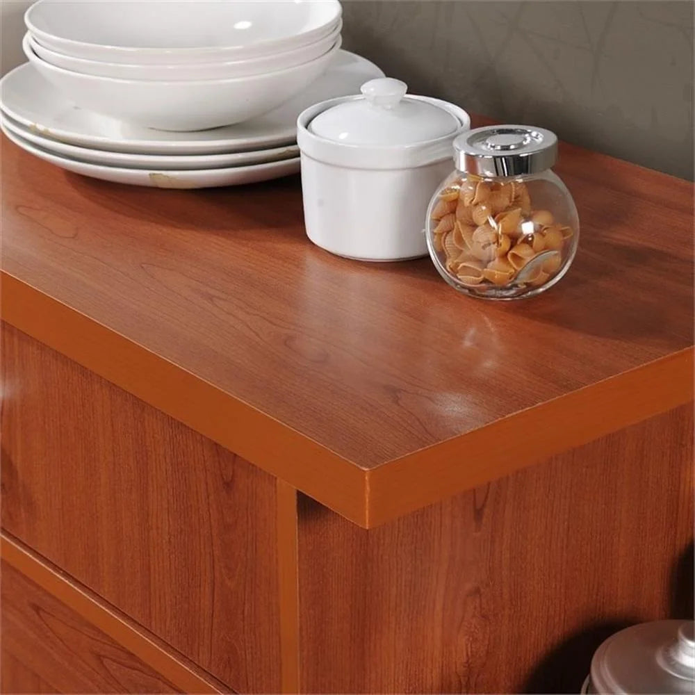 Modern Indoor Furniture Kitchen Island with Spice Rack plus Towel Holder