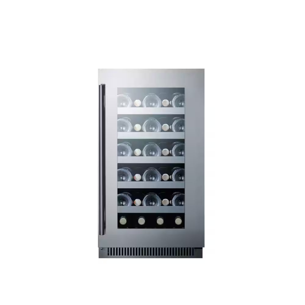 18 In. 29-Bottle Built-In Wine Cooler