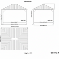 Hardtop Gazebo Built for All-Season Outdoor Living, Galvanized Steel Roof, Aluminum Frame, Mosquito Netting