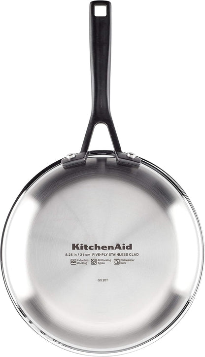 Kitchenaid Stainless Steel Cookware Induction Pots and Pans Set, 10-Piece